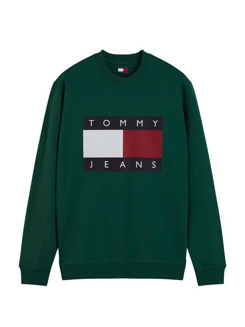 Felpa girocollo con logo Tommy Jeans | DM0DM22643MBM